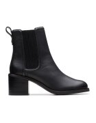 Clarks Botine Chelsea de piele Chamberly - Negru