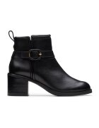 Clarks Botine de piele Chamberly - Negru