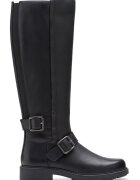 Clarks Cizme lungi de piele Orinoco 2 - Negru