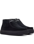 Clarks Ghete barbati - casual - piele intoarsa - negru -