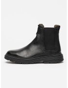 Clarks Ghete Chelasea de piele Badbury - Negru