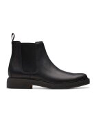 Clarks Ghete Chelsea de piele Clarkdale Easy - Negru stins
