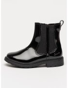 Clarks Ghete Chelsea de piele cu fermoar Astrol - Negru stins