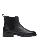Clarks Ghete Chelsea din piele - Negru