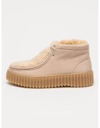 Clarks Ghete chukka cu talpa cu aspect striat Torhill-Moss - Bej