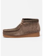 Clarks Ghete chukka de piele intoarsa Wallebees - Maro taupe