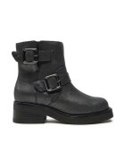 Clarks Ghete dama 304162381 - Piele naturala - Argintiu - Argintiu