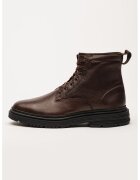 Clarks Ghete de piele Badbury - Maro inchis