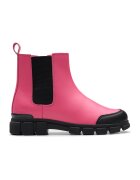Clarks Ghete de piele Evyn - Negru/Roz pastel