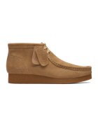 Clarks Ghete de piele intoarsa cu sireturi Wallabees - Caramel