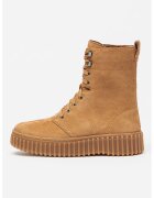 Clarks Ghete de piele nabuc Torhill - Caramel