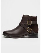 Clarks Ghete din piele si piele intoarsa Havisham - Maro