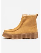 Clarks Ghete slip-on de piele intoarsa Torhill - Caramel