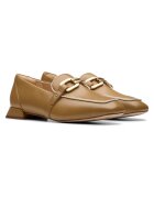 Clarks Mocasini dama 26181333 - Piele naturala - Maro