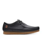 Clarks Mocasini de piele intoarsa Shacre - Negru