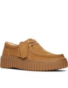 Clarks Mocasini de piele intoarsa Torhill - Bej