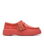 Clarks Mocasini de piele intoarsa Torhill - Coral