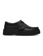 Clarks Mocasini de piele intoarsa Torhill - Negru