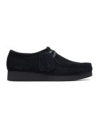 Clarks Mocasini din piele intoarsa Wallabee - Negru
