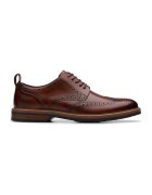 Clarks Pantofi brogue de piele Aldwin Limit - Maro cognac