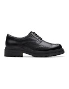Clarks Pantofi Brogue de piele - Negru