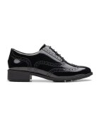 Clarks Pantofi brogue de piele - Negru stins