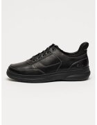 Clarks Pantofi casual din piele Mullan Easy - Negru
