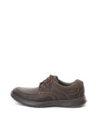 Clarks Pantofi de piele - Cotrell Edge - Maro inchis