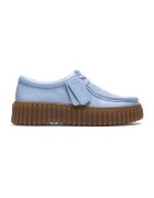Clarks Pantofi de piele intoarsa Torhill - Albastru pastel/Albastru lavanda