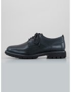 Clarks Pantofi derby de piele Batcombe - Negru