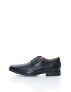 Clarks Pantofi derby din piele Tilden - Negru