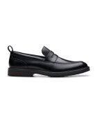 Clarks Pantofi loafer de piele Aldwin Step - Negru