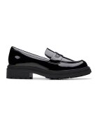 Clarks Pantofi loafer de piele lacuita - Negru