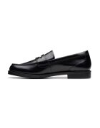 Clarks Pantofi loafer din piele cu model uni - Negru