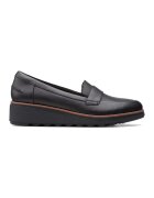 Clarks Pantofi loafer wedge de piele Sharon Gracie