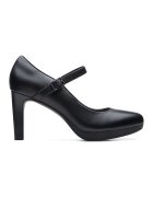 Clarks Pantofi Mary Jane de piele Ambyr - Negru