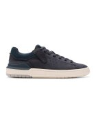 Clarks Pantofi sport de piele Court Life - Bleumarin