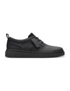 Clarks Pantofi sport de piele cu sireturi - Gri antracit