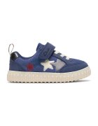 Clarks Pantofi sport de piele cu velcro - Alb/Albastru inchis/Rosu inchis/Albastru indigo