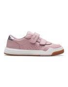 Clarks Pantofi sport de piele cu velcro Urban Solo - Roz prafuit