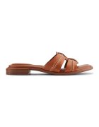 Clarks Papuci de piele Ariany - Maro