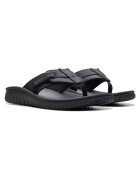 Clarks Papuci flip-flop barbati 26176988 - Piele naturala - Negru - Negru