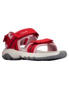 Clarks Sandale pentru fete - Expo Sea - Material textil/Cauciuc - Rosu - Masura