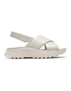 Clarks Sandale wedge cu barete incrucisate Dashlite - Alb