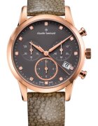 Claude Bernard Ceas de dama 10231 37R TAPR1 - Analog - Otel inoxidabil - 5 ATM - Maro