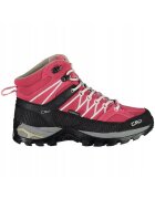 CMP Ghete sport dama Rigel Mid WP - Piele ecologica - Roz/Negru -