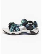 CMP Sandale cu inchidere velcro pentru drumetii Hamal - Verde/Bleumarin