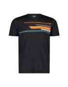 CMP Tricou barbati 32T7177 - Negru