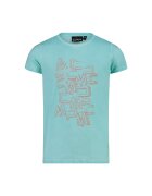 CMP Tricou copii 39T7555 - Verde/Verde menta