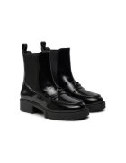 Coach Botine dama CX024 - Piele naturala - Negru - Negru